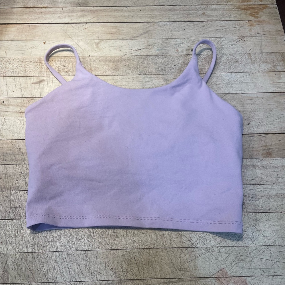 Light Purple Women's Crop Top